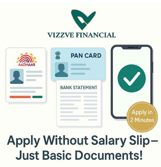 Get ₹50,000 Loan Without Salary Slip  Apply in 2 Minutes